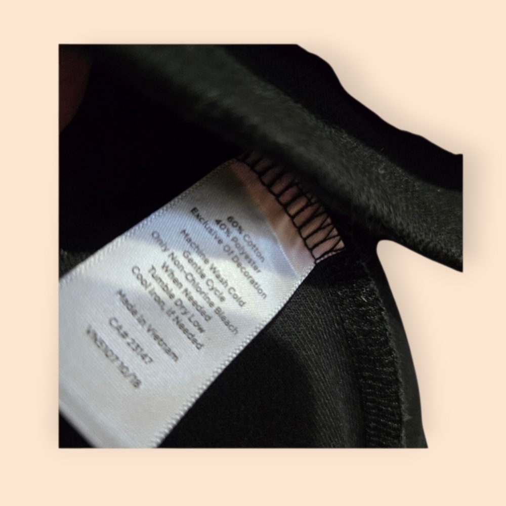 T By Talbots Black Full Zip Front Jacket - Picture 5 of 8